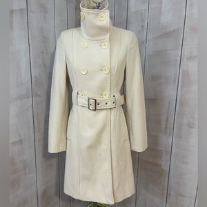 Guess Cream Car Coat